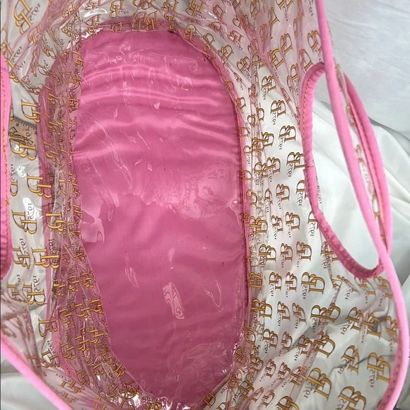 Dooney & Bourke Pink Transparent Tote Bag - Picture 4 of 4